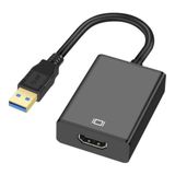 USB'den Adaptörüne, USB'den HDMI Kablosuna, 1080P Full HD USB 3.0/2.0'dan HDMI Adaptörüne Çoklu Ekran Ses Video Grafik Kablosu, Dizüstü Bilgisayar, HDTV TV, PC, Windows 10/8.1/8/7 ile