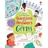 Usborne Çocuk Kitabı: Lift-The-Flap Questions And Answers About Germs Katie Daynes 3-7 Yaş