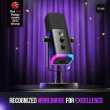 Usb/xlr Dinamik Mikrofon, Podcast Kayıt Için, Rgb Işıklı Pc Bilgisayar Oyun Akış Mikrofonu, S