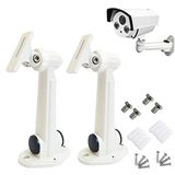 USIDAE USIDAER Evrensel CCTV Güvenlik Kamerası Montajı, IP Kamera Braketi, Alüminyum Alaşım İç Mekan Dış Mekan Duvar Tavana Montaj Tutucu Standı Monitör Döner Braket (2 Paket)