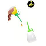 usin 2 ADET 60 Ml Motor Siliikon Makina Makine Yağı Yağlama Plastik Şişesi Huni Damlalık Şişe 122.7 *52Mm