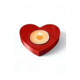 Usin 2 Adet Suda Havuzda Yüzen Suya Batmayan Restoran Cafe Bar Ev İçin Kalp Şeklinde TeaLight Mumluk (Kırmızı)