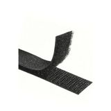 Usin 2 Cm Siyah Çift Taraflı Cırt Cırt Bant Çift Taraflı Amerikan Fermuarı (Yapışkansız) (25 metre)