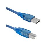 Usin 3 Metrelik Şeffaf USB A B Printer Yazıcı Ara Kablosu Tüm USB A B Yaziclara Uyumlu (3 Metre) - 1 GB - 00-Siyah - Beyaz - Option-1