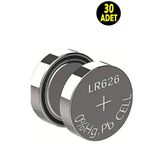 Usin 30 Adet Ag4 Lr626 377A V377 Sr626 177 Lr66 606 Sr626Sw Alkalin 1.5V Düğme Pil