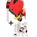 usin 8 Hanel Ürün Fiyat Basma Etiketleme Makinesi Makinası Aleti + 10LU PAKET RULO ETİKET