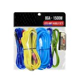 usin 8ga 1500w Oto Anfi Set-otomobil Araç Hoparlör Ses Sistemi Amfi Kablosu Tesisat Seti