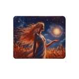 Usin Başak Burcu Desenli Tip Kaymaz Taban Optik Bilgisayar Notebook Burçlar Mouse Pad Mauspad 17X 21 cm