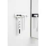 usin Beyaz Yapışkanlı Traş Bıçak Bıçağı 2 Jilet İçin Traş Bıçaklık 2li Jiletlik Banyo Organizer