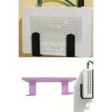 Usin Kendinden Yapışkanlı Pembe Duvara Asılabilir Modem Adsl Wifi Router Saklama Duvara Montaj Kutusu Organizer Raf