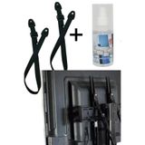 Usin Lcd Led Plazma TV Askısı Sabitleme Bebek Çoçuk Koruma Deprem Kemeri +120 ML Ekran Temizleme Spreyi