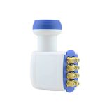 Usin NEC Chipli Full Ultra Hd 3d 4k Uyumlu Yağmur Korumalı Dörtlü Quad Çanak Uydu Lnb 8li LNB
