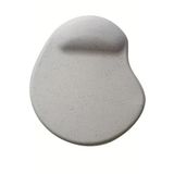 usin Oval Bilek Destekli Kum Desen Tip Kaymaz Taban Optik Bilgisayar Notebook Mouse Pad Maus Pad 17,5x21,5cm (Gri)