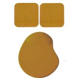 Usin Oval Kum Desen Bilek Destekli Mouse Pad + 2 Adet Kupa Fincan Bardak Altlığı Altlık Set (toprak)