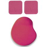 Usin Oval Kum Desen Bilek Destekli Mouse Pad + 2 Adet Kupa Fincan Bardak Altlığı Altlık Set (VİŞNE ÇÜRÜĞÜ)