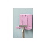 Usin Yapışkanlı Traş Bıçak Bıçağı Jilet Kablo Cep Telefonu Tutucu Traş Bıçaklık Jiletlik Banyo Organizer (Pembe)
