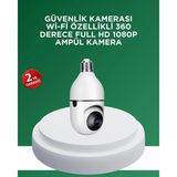 Uslucan Alışveriş 1080P Gece Görüşlü Ampul Güvenlik Kamerası – Kablolu ve Kablosuz Seçenekli