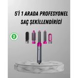 Uslucan Alışveriş 5’İ 1 Arada Saç Şekillendirici Set Kuaför Düzeyinde Performans Ve Ergonomik Tasarım