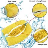 Uslucan Alışveriş Ayakkabı Yıkama Torbası - Mikrofiber Astarlı - Fermuarlı - Geniş Kullanım Alanı