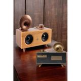 Uslucan Alışveriş Bluetooth Hoparlör Ahşap Klasik Retro Gramofon Bluetooth Müzik Kutusu