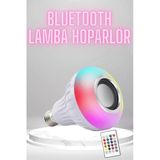 Uslucan Alışveriş Bluetooth Hoparlör Akıllı Rgb Led Işık Renk Değiştirme Ses Bombası Ampül Görünümlü