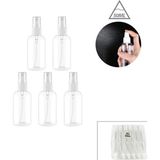 Uslucan Alışveriş Boş Sprey Şişesi - Plastik - 50 ml - Şeffaf