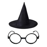 Uslucan Alışveriş Harry Potter Büyücü Şapkası ve Harry Potter Büyücü Gözlüğü Siyah Renk