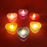 Uslucan Alışveriş Kalpli Tealight Pilli Mum