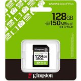 Uslucan Alışveriş Kingston SDS3-128GB 128GB Sdxc Canvas Select Plus Gen3 150MB-S C10 Uhs-I U1 V10 Hafıza Kartı