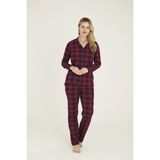 Uslucan Alışveriş Kocabey 9209-K Kadın Apaj Yaka Pijama Takım - Mürdüm