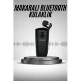 Uslucan Alışveriş Makaralı Bluetooth Kulakiçi Yaka Kulaklığı Kablosuz Kulaklık