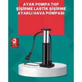Uslucan Alışveriş Manuel Ayak Pompası Extra Güçlü Lastik Şişirme Pompası