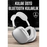 Uslucan Alışveriş P9 Air Max Kablosuz 5.0 Mikrofonlu Bluetooth Kulaklık Beyaz Yüksek Ses Kaliteli