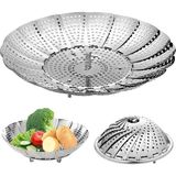 Uslucan Alışveriş Paslanmaz Çelik Buharda Pişirme Sepeti