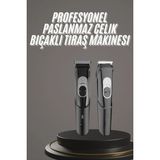 Uslucan Alışveriş Pro Şarjlı Saç Sakal Tıraş Makinesi Ense Kesme Makinesi Lazer Öncesi Kısaltma - Seçenek