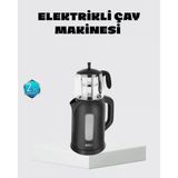 Uslucan Alışveriş Sinbo Elektrikli Çay Makinesi 1.7 L Su Isıtıcı Ve Cam Demlikli Güvenli Kullanım