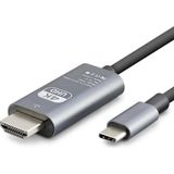 Uslucan Alışveriş Type-C To Hdmı Kablo Hdtv 4K Ultra Hd Pvc Gri HDX7853