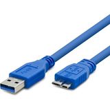 Uslucan Alışveriş USB 3.0 To Micro-B 3.0 Harddisk Kablosu 30 cm - Mavi HDX7518 - Seçenek