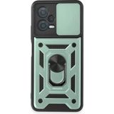Uslucan Alışveriş Xiaomi Redmi Note 12 5g Kılıf Pars Lens Yüzüklü Silikon - Yeşil - Seçenek