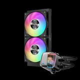 Usm Sama L70-240BK Black 240MM 2X120MM Argb Fan Cpu Sıvı SOĞUTMA(1923) - 001-Siyah