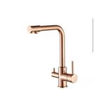 Üso Su Armatürleri Üso Arıtmalı Mutfak Bataryası Rose ( Bronz)