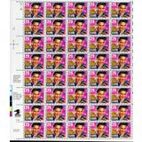 USPS Elvis Presley Pulları - 50'li Sayfa 29 Cent Posta Pulları