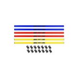 USR 25706 6'lı 70 cm Slalom Çubuk ve Kelepçe Seti