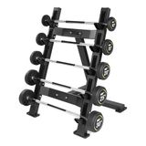 USR BR17D Tek Taraflı Barbell Rafı-5 li Düz Barbell Seti