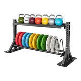 USR Miletos-R20BK 268 kg Bumper Plaka-Kettlebell-Raf Set