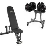 Usr Myra-80 Ayarlı BENCH-2X40 kg Dambıl Seti - Siyah