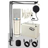Üst Seviye Condenser Stüdyo Ses Kayıt Mikrofonu Standı Ve Filtre Seti