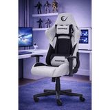 Üst Seviye Terletmez Kumaş Gri/Siyah Gaming Oyuncu Koltuğu Peak KL-R26