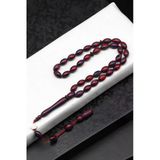 Usta İşçilikli Kafur Ağacı Tesbih 6 X 10 Mm Arpa Kesim - T-1767