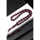 Usta İşçilikli Kafur Ağacı Tesbih 8 X 12 Mm Arpa Kesim - T-1761